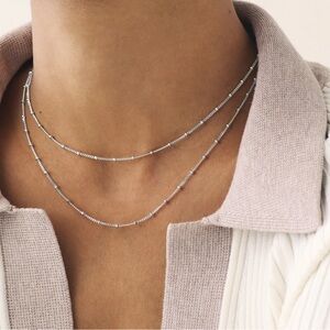 Spells of love DOUBLE STRAND BEADED SATELLITE NECKLACE